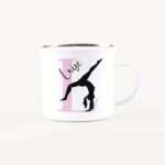 Bild von   emaille tasse mit namen turnenjpg | Individuelle 🎁 persönliche 🎁 personalisierte Geschenke bedruckt ▪ bestickt ▪ graviert