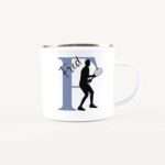 Bild von   emaille tasse mit namen tennisjpg | Individuelle 🎁 persönliche 🎁 personalisierte Geschenke bedruckt ▪ bestickt ▪ graviert