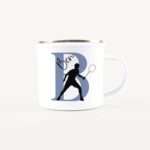Bild von   emaille tasse mit namen badminjpg | Individuelle 🎁 persönliche 🎁 personalisierte Geschenke bedruckt ▪ bestickt ▪ graviert