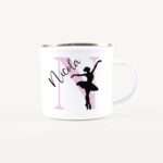Bild von   emaille tasse mit namen balletjpg | Individuelle 🎁 persönliche 🎁 personalisierte Geschenke bedruckt ▪ bestickt ▪ graviert