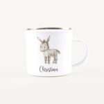 Bild von   emaille tasse eseljpg | Individuelle 🎁 persönliche 🎁 personalisierte Geschenke bedruckt ▪ bestickt ▪ graviert