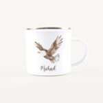Bild von   emaille tasse adlerjpg | Individuelle 🎁 persönliche 🎁 personalisierte Geschenke bedruckt ▪ bestickt ▪ graviert
