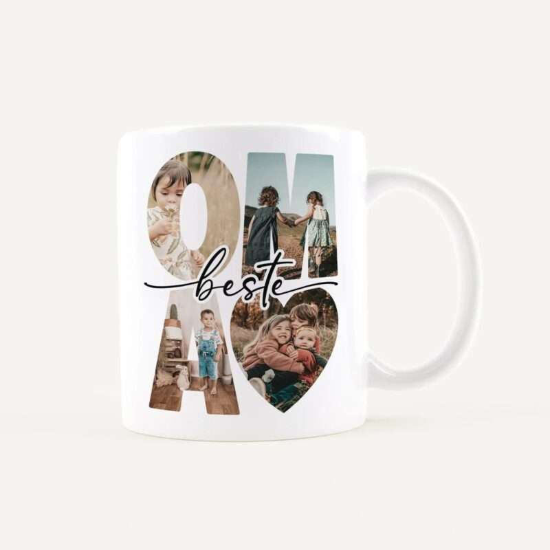 Bild von   tasse beste oma weiss weissjpg | Individuelle 🎁 persönliche 🎁 personalisierte Geschenke bedruckt ▪ bestickt ▪ graviert