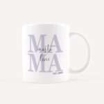 Bild von   tasse mama seit weiss weissjpg | Individuelle 🎁 persönliche 🎁 personalisierte Geschenke bedruckt ▪ bestickt ▪ graviert
