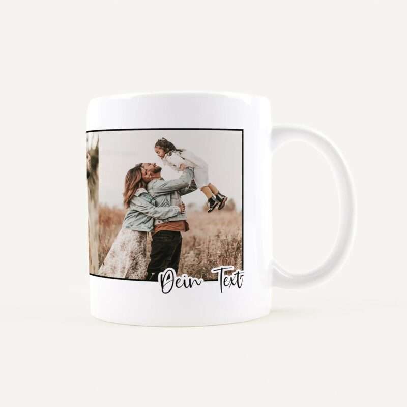 Bild von   foto tasse mit text weiss wejpg | Individuelle 🎁 persönliche 🎁 personalisierte Geschenke bedruckt ▪ bestickt ▪ graviert