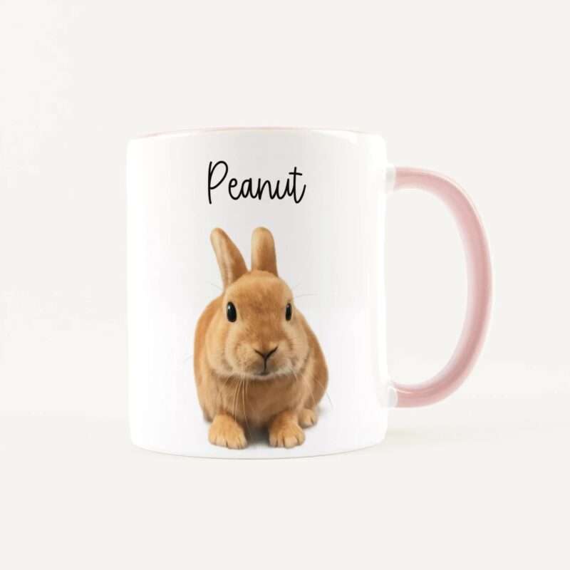 Tasse Haustier Weiß / Rosa