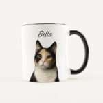 Bild von   tasse haustier weiss schwarzjpg | Individuelle 🎁 persönliche 🎁 personalisierte Geschenke bedruckt ▪ bestickt ▪ graviert