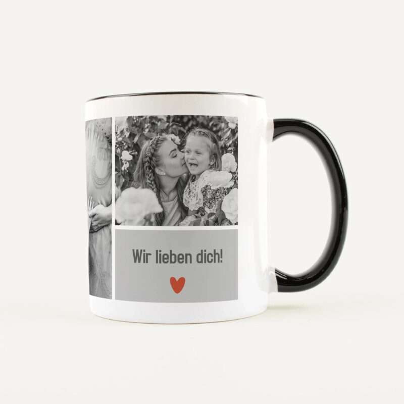 Bild von   tasse foto liebe weiss schwajpg | Individuelle 🎁 persönliche 🎁 personalisierte Geschenke bedruckt ▪ bestickt ▪ graviert
