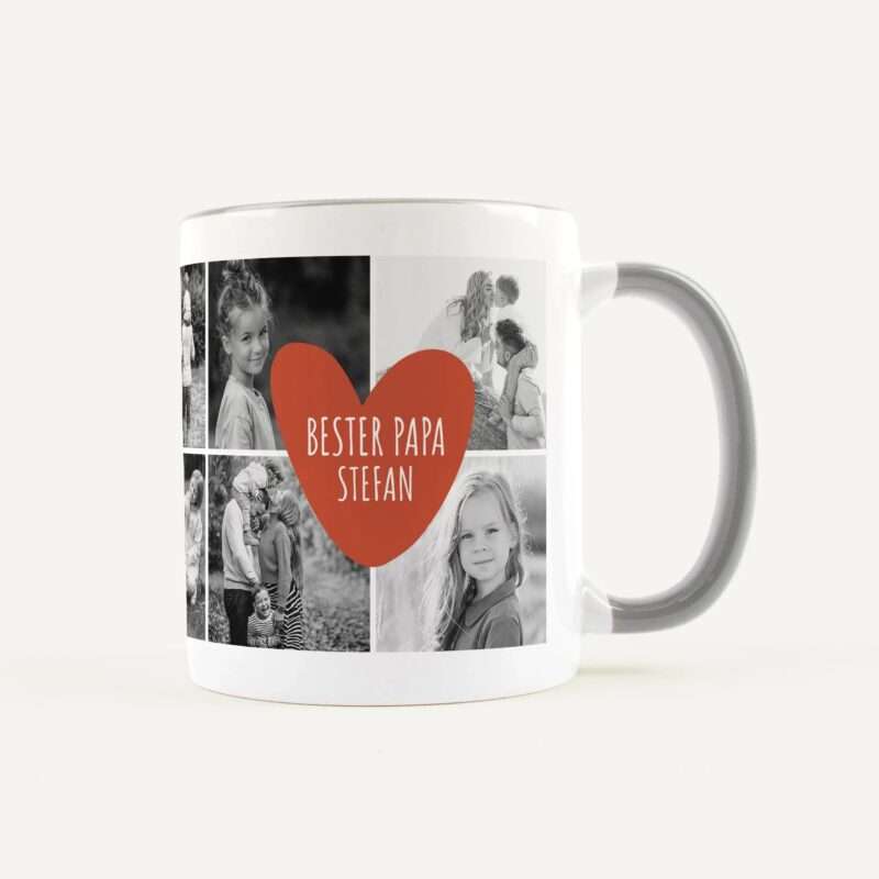 Bild von   tasse foto bester papa weissjpg | Individuelle 🎁 persönliche 🎁 personalisierte Geschenke bedruckt ▪ bestickt ▪ graviert