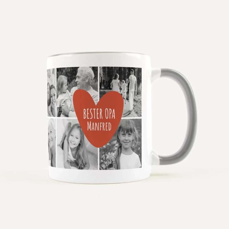 Bild von   tasse foto bester opa weissjpg | Individuelle 🎁 persönliche 🎁 personalisierte Geschenke bedruckt ▪ bestickt ▪ graviert