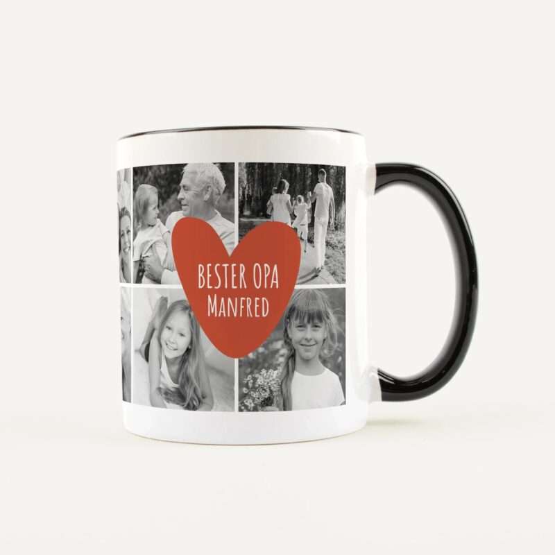 Bild von   tasse foto bester opa weissjpg | Individuelle 🎁 persönliche 🎁 personalisierte Geschenke bedruckt ▪ bestickt ▪ graviert