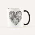 Bild von   fototasse herz weiss schwarzjpg | Individuelle 🎁 persönliche 🎁 personalisierte Geschenke bedruckt ▪ bestickt ▪ graviert