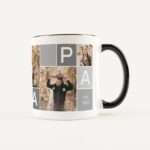 Bild von   fototasse papa weiss schwarzjpg | Individuelle 🎁 persönliche 🎁 personalisierte Geschenke bedruckt ▪ bestickt ▪ graviert