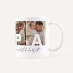 Bild von   fototasse papa text weissjpg | Individuelle 🎁 persönliche 🎁 personalisierte Geschenke bedruckt ▪ bestickt ▪ graviert