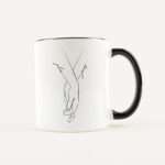 Bild von   tasse hand in hand weiss schjpg | Individuelle 🎁 persönliche 🎁 personalisierte Geschenke bedruckt ▪ bestickt ▪ graviert
