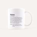 Bild von   tasse definition mama weissjpg | Individuelle 🎁 persönliche 🎁 personalisierte Geschenke bedruckt ▪ bestickt ▪ graviert