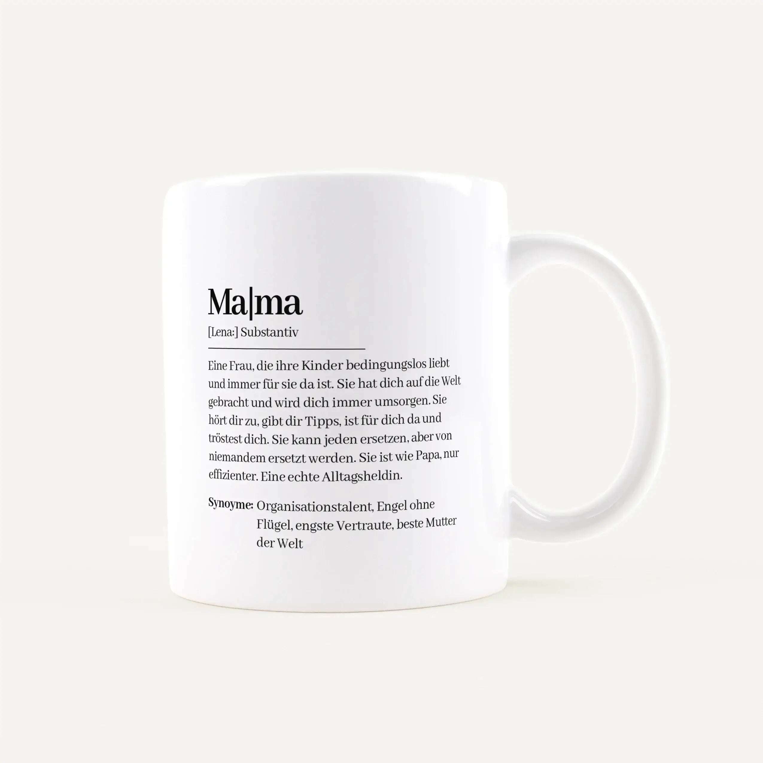 Tasse Definition Mama Weiß / Weiß