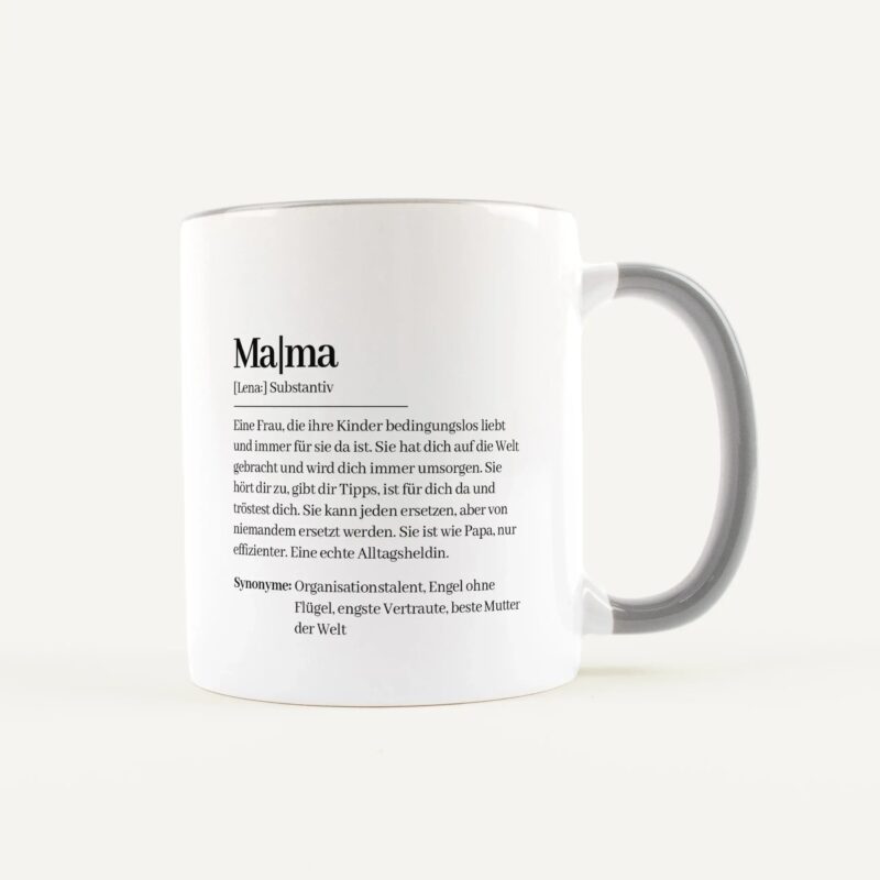Bild von   tasse definition mama weissjpg | Individuelle 🎁 persönliche 🎁 personalisierte Geschenke bedruckt ▪ bestickt ▪ graviert