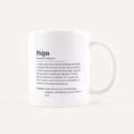 Bild von   tasse definition papa weissjpg | Individuelle 🎁 persönliche 🎁 personalisierte Geschenke bedruckt ▪ bestickt ▪ graviert