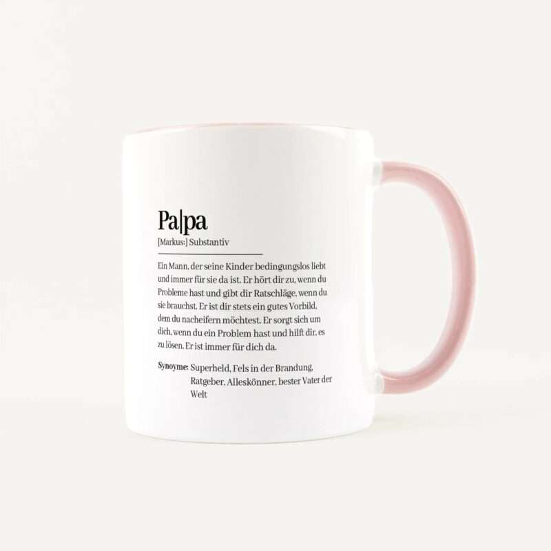 Bild von   tasse definition papa weissjpg | Individuelle 🎁 persönliche 🎁 personalisierte Geschenke bedruckt ▪ bestickt ▪ graviert