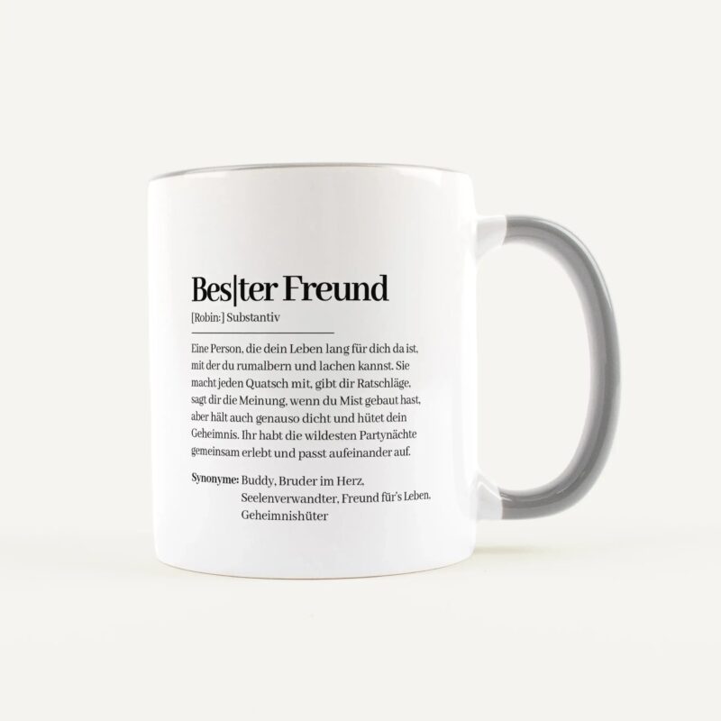 Bild von   tasse definition bester freundjpg | Individuelle 🎁 persönliche 🎁 personalisierte Geschenke bedruckt ▪ bestickt ▪ graviert