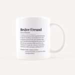 Bild von   tasse definition bester freundjpg | Individuelle 🎁 persönliche 🎁 personalisierte Geschenke bedruckt ▪ bestickt ▪ graviert
