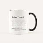 Bild von   tasse definition bester freundjpg | Individuelle 🎁 persönliche 🎁 personalisierte Geschenke bedruckt ▪ bestickt ▪ graviert