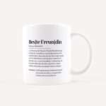 Bild von   tasse definition beste freundijpg | Individuelle 🎁 persönliche 🎁 personalisierte Geschenke bedruckt ▪ bestickt ▪ graviert