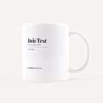 Bild von   eigener text definition tassejpg | Individuelle 🎁 persönliche 🎁 personalisierte Geschenke bedruckt ▪ bestickt ▪ graviert