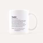 Bild von   tasse definition tante weissjpg | Individuelle 🎁 persönliche 🎁 personalisierte Geschenke bedruckt ▪ bestickt ▪ graviert