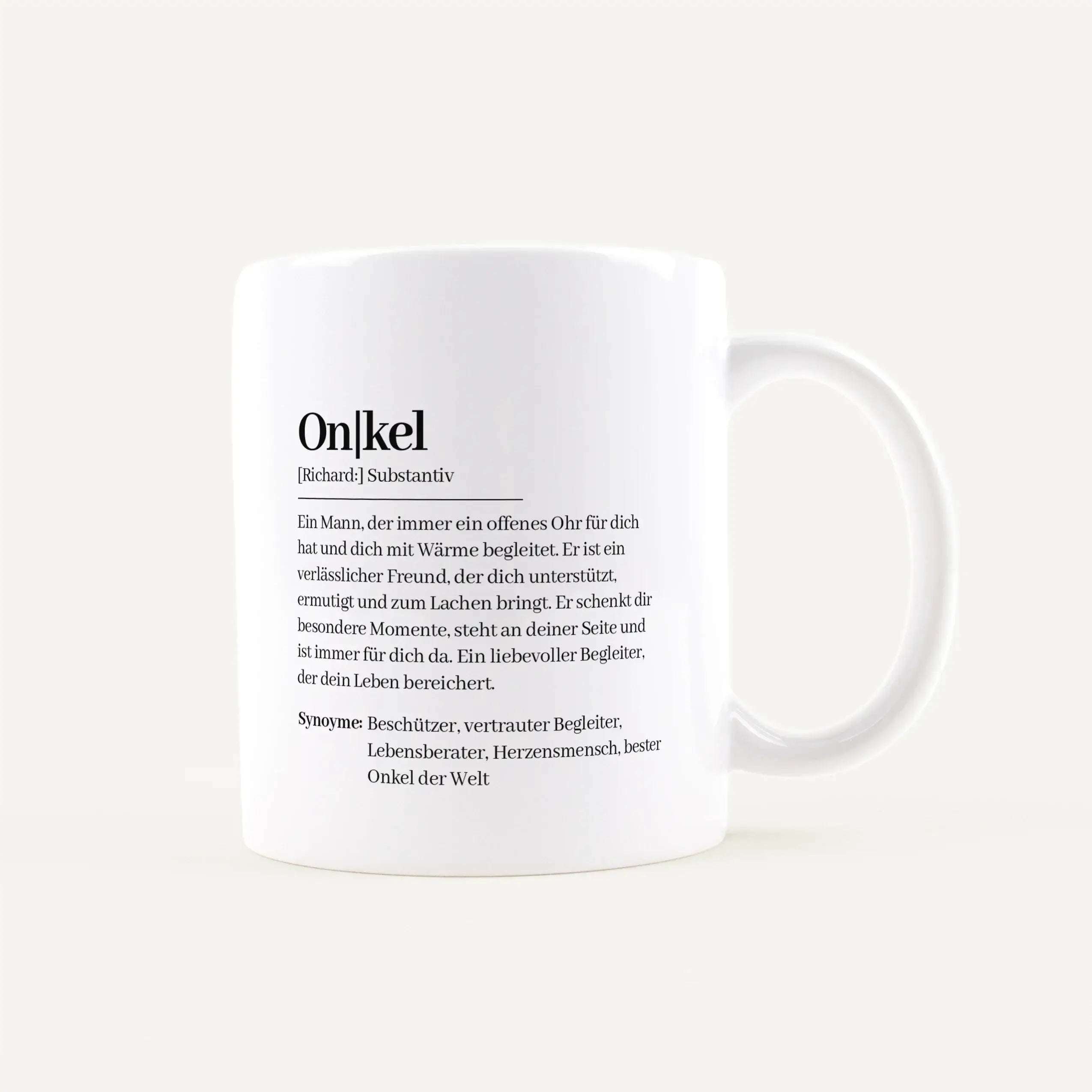 Tasse Definition Onkel Weiß / Weiß