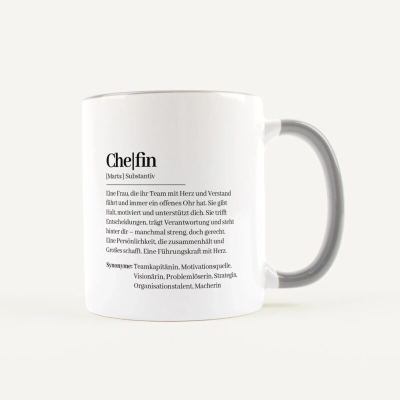 Bild von   tasse definition chefin weissjpg | Individuelle 🎁 persönliche 🎁 personalisierte Geschenke bedruckt ▪ bestickt ▪ graviert