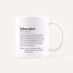 Bild von   tasse definition schwester weijpg | Individuelle 🎁 persönliche 🎁 personalisierte Geschenke bedruckt ▪ bestickt ▪ graviert