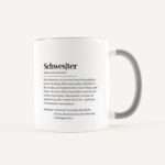 Bild von   tasse definition schwester weijpg | Individuelle 🎁 persönliche 🎁 personalisierte Geschenke bedruckt ▪ bestickt ▪ graviert