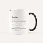 Bild von   tasse definition bruder weissjpg | Individuelle 🎁 persönliche 🎁 personalisierte Geschenke bedruckt ▪ bestickt ▪ graviert