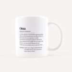 Bild von   tasse definition oma weiss wjpg | Individuelle 🎁 persönliche 🎁 personalisierte Geschenke bedruckt ▪ bestickt ▪ graviert
