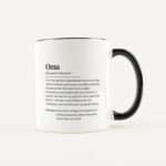 Bild von   tasse definition oma weiss sjpg | Individuelle 🎁 persönliche 🎁 personalisierte Geschenke bedruckt ▪ bestickt ▪ graviert