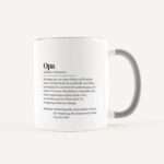 Bild von   tasse definition opa weiss gjpg | Individuelle 🎁 persönliche 🎁 personalisierte Geschenke bedruckt ▪ bestickt ▪ graviert