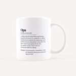 Bild von   tasse definition opa weiss wjpg | Individuelle 🎁 persönliche 🎁 personalisierte Geschenke bedruckt ▪ bestickt ▪ graviert
