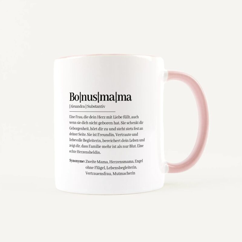 Bild von   tasse definition bonusmama weijpg | Individuelle 🎁 persönliche 🎁 personalisierte Geschenke bedruckt ▪ bestickt ▪ graviert