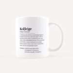 Bild von   tasse definition kollege weissjpg | Individuelle 🎁 persönliche 🎁 personalisierte Geschenke bedruckt ▪ bestickt ▪ graviert