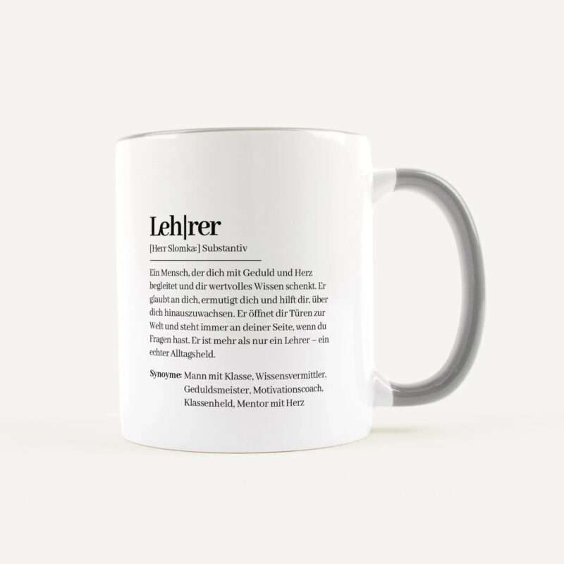 Bild von   tasse definition lehrer weissjpg | Individuelle 🎁 persönliche 🎁 personalisierte Geschenke bedruckt ▪ bestickt ▪ graviert