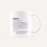 Bild von   tasse definition lehrer weissjpg | Individuelle 🎁 persönliche 🎁 personalisierte Geschenke bedruckt ▪ bestickt ▪ graviert