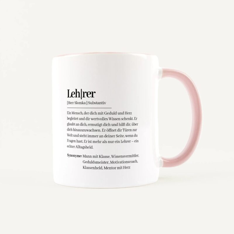 Bild von   tasse definition lehrer weissjpg | Individuelle 🎁 persönliche 🎁 personalisierte Geschenke bedruckt ▪ bestickt ▪ graviert