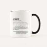 Bild von   tasse definition lehrer weissjpg | Individuelle 🎁 persönliche 🎁 personalisierte Geschenke bedruckt ▪ bestickt ▪ graviert