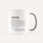 Bild von   tasse definition lehrerin weiajpg | Individuelle 🎁 persönliche 🎁 personalisierte Geschenke bedruckt ▪ bestickt ▪ graviert