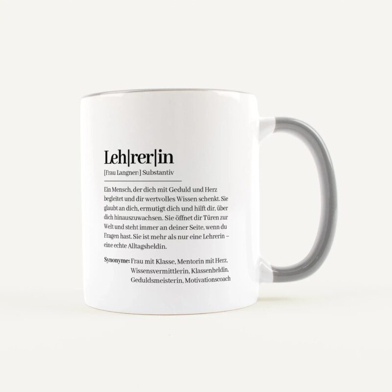 Bild von   tasse definition lehrerin weiajpg | Individuelle 🎁 persönliche 🎁 personalisierte Geschenke bedruckt ▪ bestickt ▪ graviert