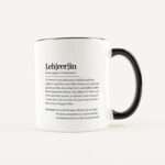 Bild von   tasse definition lehrerin weiajpg | Individuelle 🎁 persönliche 🎁 personalisierte Geschenke bedruckt ▪ bestickt ▪ graviert
