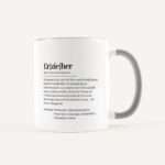 Bild von   tasse definition erzieher weiajpg | Individuelle 🎁 persönliche 🎁 personalisierte Geschenke bedruckt ▪ bestickt ▪ graviert