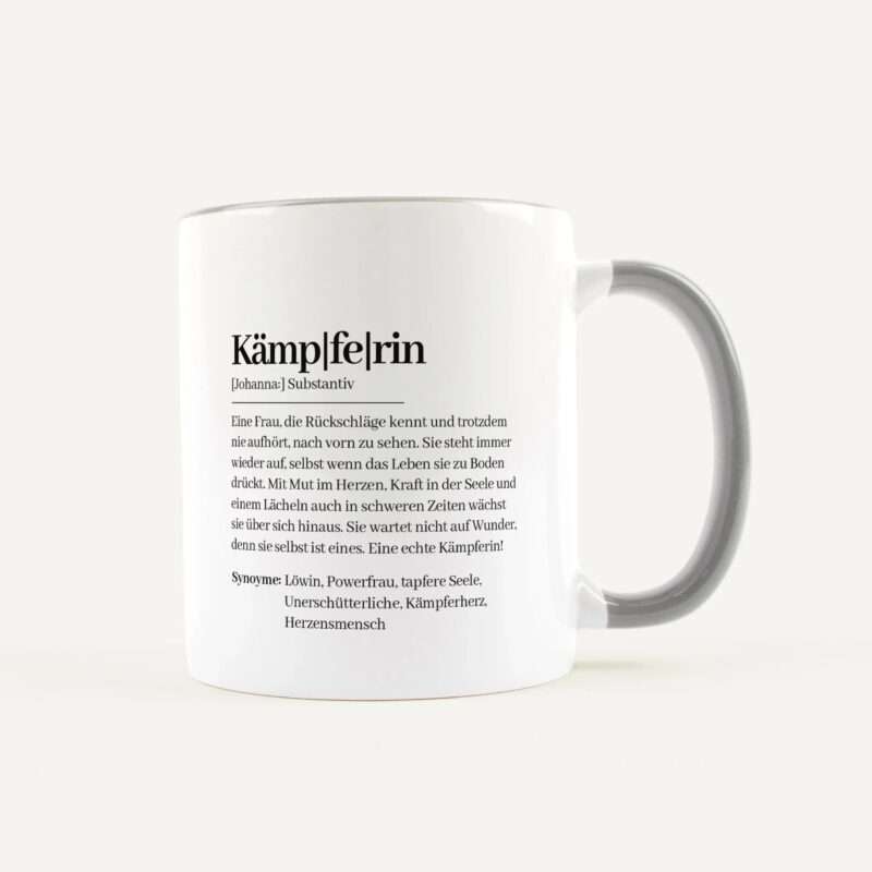 Bild von   tasse definition kaempferin wejpg | Individuelle 🎁 persönliche 🎁 personalisierte Geschenke bedruckt ▪ bestickt ▪ graviert